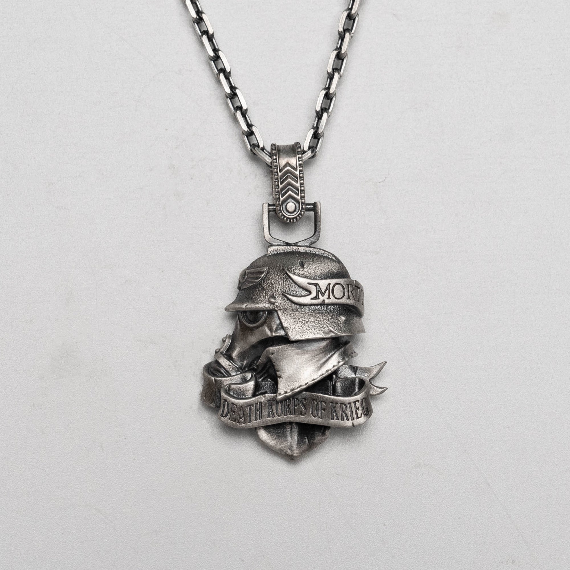 Warhammer 40K Astra Militarum Death Korps of Krieg Memento Mori Pendant by Starforged